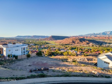 LOT WITH IT ALL: MOUNTAIN, CITY & GOLF COURSE VIEWS! This is on Entrada at Snow Canyon in Utah - for sale on GolfHomes.com, golf home, golf lot