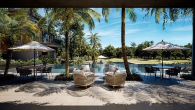 This top-floor studio at Oasis Bay is a professionally managed on  in  - for sale on GolfHomes.com, golf home, golf lot