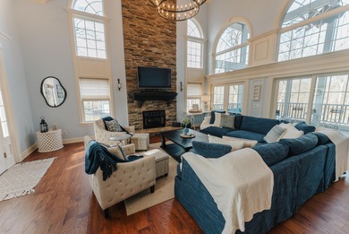 Discover the epitome of lakeside sophistication at this on Links At Lily Creek Resort in Kentucky - for sale on GolfHomes.com, golf home, golf lot