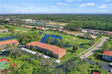 This first-floor end unit offers stunning lake and golf course on Royal Wood Golf and Country Club in Florida - for sale on GolfHomes.com, golf home, golf lot