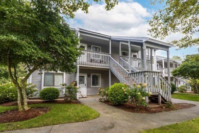Nestled in Eaton Village, this second-floor 2-bed, 2-bath condo on Ocean Edge Resort and Golf Club in Massachusetts - for sale on GolfHomes.com, golf home, golf lot