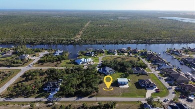 This cleared lot in South Gulf Cove is surrounded by beautiful on Rotonda Golf and Country Club - Long Marsh  in Florida - for sale on GolfHomes.com, golf home, golf lot