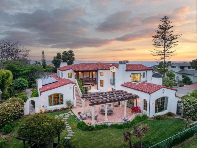 This stunning Andalusian Spanish on the 3rd fairway of the La on La Jolla Country Club in California - for sale on GolfHomes.com, golf home, golf lot