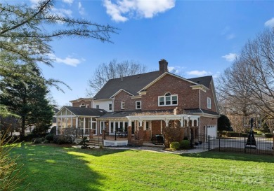 This distinctive home offers six bedrooms and five and a half on Providence Country Club in North Carolina - for sale on GolfHomes.com, golf home, golf lot