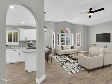 This newly renovated Sun Lakes home in gated IronWood/IronOaks on Oakwood Golf Club  in Arizona - for sale on GolfHomes.com, golf home, golf lot