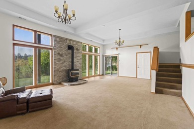 Discover peace, privacy, and panoramic beauty in this 3-bedroom on Hangman Valley Golf Course in Washington - for sale on GolfHomes.com, golf home, golf lot