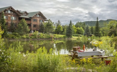 Unit 105, Interval 5 has a private, wooded view. 
This spacious on Whiteface Club and Resort in New York - for sale on GolfHomes.com, golf home, golf lot