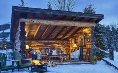 Unit 105, Interval 5 has a private, wooded view. 
This spacious on Whiteface Club and Resort in New York - for sale on GolfHomes.com, golf home, golf lot