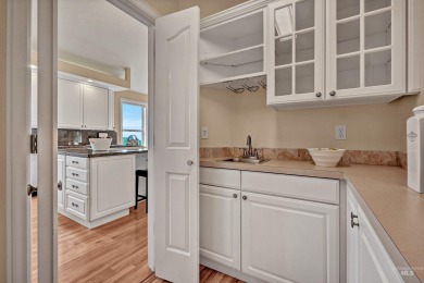 Architectural character defines this Highlands home, perched at on Crane Creek Country Club in Idaho - for sale on GolfHomes.com, golf home, golf lot