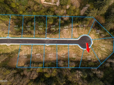 An excellent opportunity to purchase a lot with forested views on Chinook Winds Golf Resort in Oregon - for sale on GolfHomes.com, golf home, golf lot