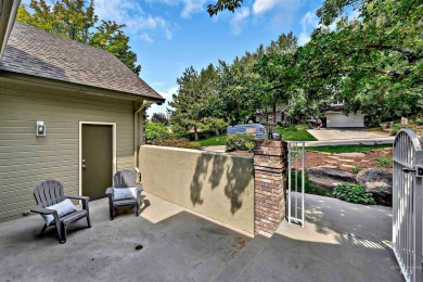 Architectural character defines this Highlands home, perched at on Crane Creek Country Club in Idaho - for sale on GolfHomes.com, golf home, golf lot
