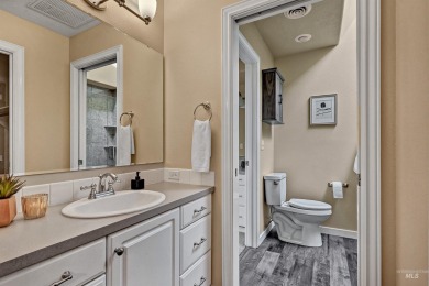 Architectural character defines this Highlands home, perched at on Crane Creek Country Club in Idaho - for sale on GolfHomes.com, golf home, golf lot
