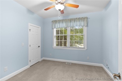 Have a seat and enjoy the cool fall breeze from the huge on Carolina Trace Country Club in North Carolina - for sale on GolfHomes.com, golf home, golf lot