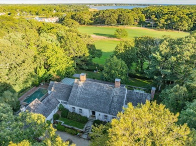 Designed by renowned architect Royal Barry Wills, this on Oyster Harbors Club in Massachusetts - for sale on GolfHomes.com, golf home, golf lot