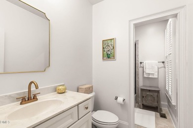 Welcome to this beautifully maintained 3-bedroom, 2.5-bath home on Governors Club in North Carolina - for sale on GolfHomes.com, golf home, golf lot