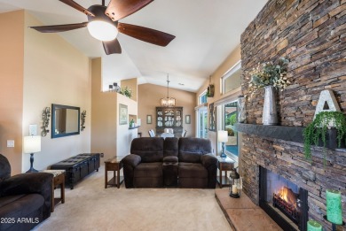 Beautiful, warm and welcoming Granada sits on a larger corner on SunBird Golf Club in Arizona - for sale on GolfHomes.com, golf home, golf lot