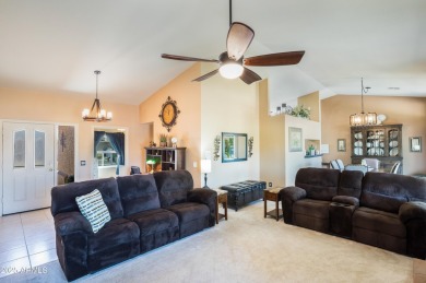 Beautiful, warm and welcoming Granada sits on a larger corner on SunBird Golf Club in Arizona - for sale on GolfHomes.com, golf home, golf lot