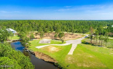 Beautiful waterfront lot with deep water access located just on Diamondhead Country Club in Mississippi - for sale on GolfHomes.com, golf home, golf lot