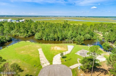 Beautiful waterfront lot with deep water access located just on Diamondhead Country Club in Mississippi - for sale on GolfHomes.com, golf home, golf lot