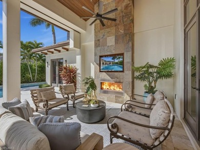 Discover elevated coastal living in this south-facing Moorings on The Moorings Country Club in Florida - for sale on GolfHomes.com, golf home, golf lot