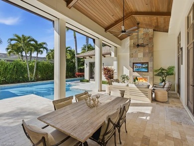 Discover elevated coastal living in this south-facing Moorings on The Moorings Country Club in Florida - for sale on GolfHomes.com, golf home, golf lot