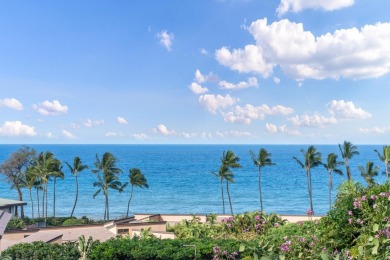 Enjoy spectacular ocean views from the living area, bedroom, and on Wailea Golf Club in Hawaii - for sale on GolfHomes.com, golf home, golf lot