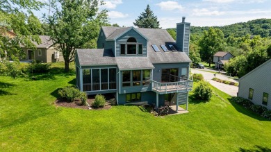 Perched above the fairways with commanding golf and wooded ridge on Eagle Ridge Inn and Resort in Illinois - for sale on GolfHomes.com, golf home, golf lot
