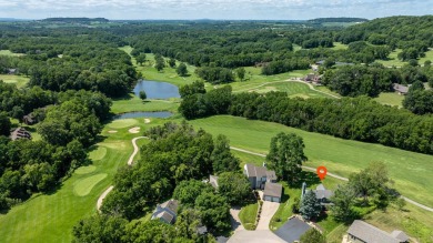 Perched above the fairways with commanding golf and wooded ridge on Eagle Ridge Inn and Resort in Illinois - for sale on GolfHomes.com, golf home, golf lot