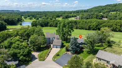 Perched above the fairways with commanding golf and wooded ridge on Eagle Ridge Inn and Resort in Illinois - for sale on GolfHomes.com, golf home, golf lot