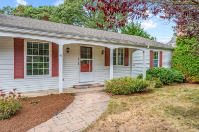 Set back from the road, a charming porch awaits your vision, and on Cranberry Valley Golf Course in Massachusetts - for sale on GolfHomes.com, golf home, golf lot