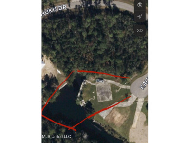 Beautiful waterfront lot with deep water access located on the on Diamondhead Country Club in Mississippi - for sale on GolfHomes.com, golf home, golf lot