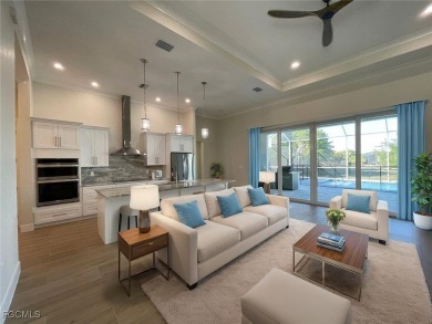 Stunning New Construction Pool Home in Southwest Cape Coral! 3 on Royal Tee Country Club in Florida - for sale on GolfHomes.com, golf home, golf lot