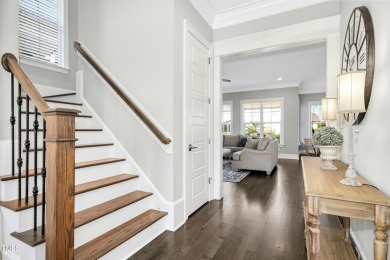 Step inside and let the refinished hardwood floors guide you on The Club At Twelve Oaks in North Carolina - for sale on GolfHomes.com, golf home, golf lot