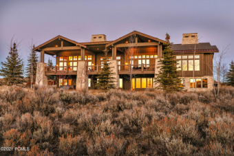 This stunning, custom, 5 bedroom plus separate office Promontory on Promontory Golf Club  in Utah - for sale on GolfHomes.com, golf home, golf lot