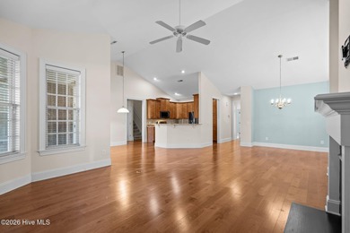 Welcome home to this beautiful 5-bedroom, 3-bath brick residence on Magnolia Greens Golf Plantation in North Carolina - for sale on GolfHomes.com, golf home, golf lot