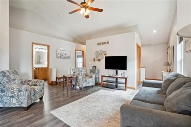 Here is a beautifully maintained ranch-style condo nestled in on Hunters Ridge Golf Course in Iowa - for sale on GolfHomes.com, golf home, golf lot
