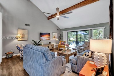 Enjoy peaceful golf and lagoon views from this completely on Shipyard Golf Club in South Carolina - for sale on GolfHomes.com, golf home, golf lot