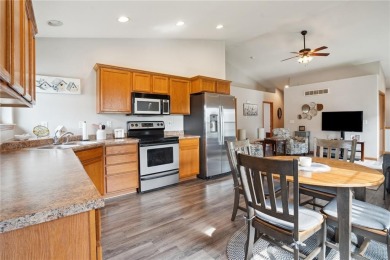Here is a beautifully maintained ranch-style condo nestled in on Hunters Ridge Golf Course in Iowa - for sale on GolfHomes.com, golf home, golf lot