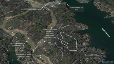 This 8.76-acre tract is a one-of-a-kind opportunity to purchase on Lake Toxaway Country Club in North Carolina - for sale on GolfHomes.com, golf home, golf lot