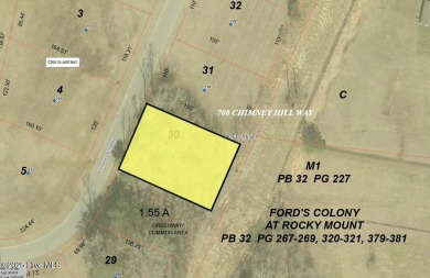 Only SIX lots remain in Section 1! This .39-acre homesite (Lot on The Golf Club At Rocky Mount in North Carolina - for sale on GolfHomes.com, golf home, golf lot