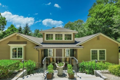 This first fairway home at Highlands Country Club combines a on Highlands Country Club in North Carolina - for sale on GolfHomes.com, golf home, golf lot