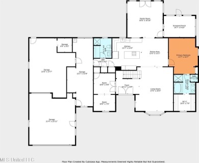 Welcome to your dream home! This beautifully renovated 5-bedroom on Mississippi National Golf Course in Mississippi - for sale on GolfHomes.com, golf home, golf lot