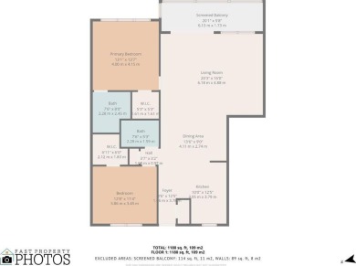Experience elevated living in this beautifully updated 2-bed on  in Florida - for sale on GolfHomes.com, golf home, golf lot