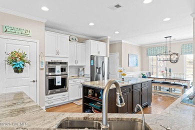 Experience refined coastal living in this beautifully appointed on Crow Creek Golf Club in North Carolina - for sale on GolfHomes.com, golf home, golf lot