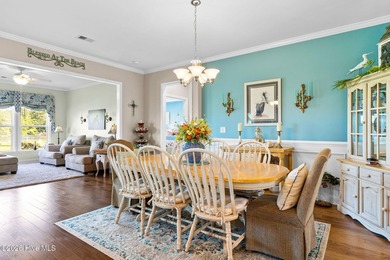 Experience refined coastal living in this beautifully appointed on Crow Creek Golf Club in North Carolina - for sale on GolfHomes.com, golf home, golf lot