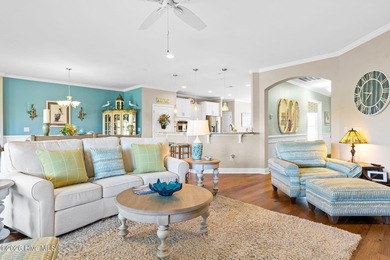 Experience refined coastal living in this beautifully appointed on Crow Creek Golf Club in North Carolina - for sale on GolfHomes.com, golf home, golf lot