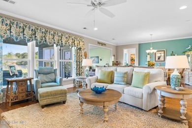 Experience refined coastal living in this beautifully appointed on Crow Creek Golf Club in North Carolina - for sale on GolfHomes.com, golf home, golf lot