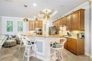 GOLF MEMBERSHIP INCLUDED! Escape to a serene, sun-kissed home on Bonita National Golf Course in Florida - for sale on GolfHomes.com, golf home, golf lot