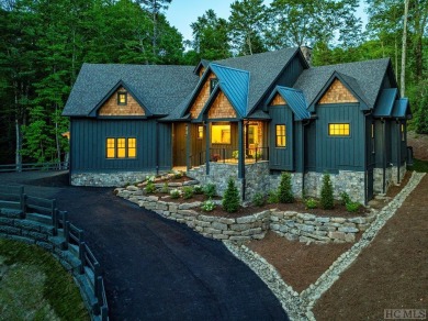 Introducing a brand new, light-filled modern mountain residence on Burlingame Country Club in North Carolina - for sale on GolfHomes.com, golf home, golf lot