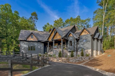 Introducing a brand new, light-filled modern mountain residence on Burlingame Country Club in North Carolina - for sale on GolfHomes.com, golf home, golf lot